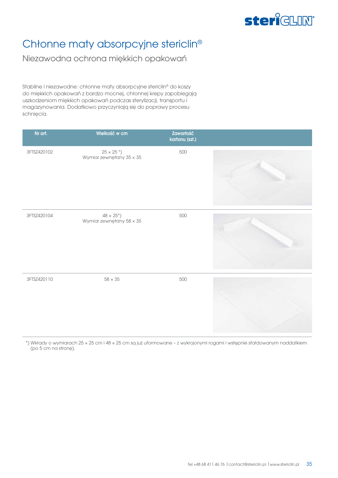 Vorschau stericlin® Produktkatalog 2018/2019 PL Seite 35